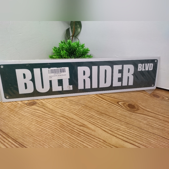 Bull Rider Street Sign Rodeo Cowboy 4x 18 Inch - Picture 3 of 4